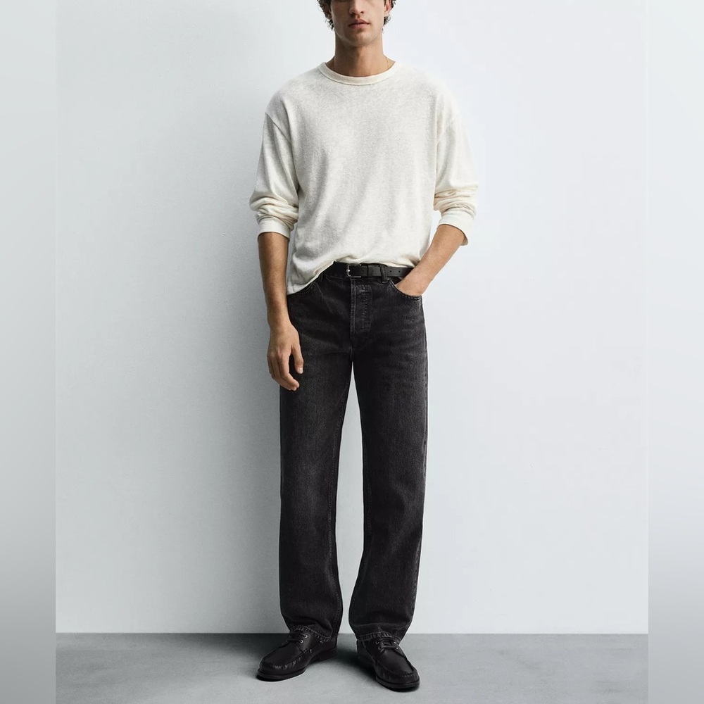Zara Men’s Straight Black Jean